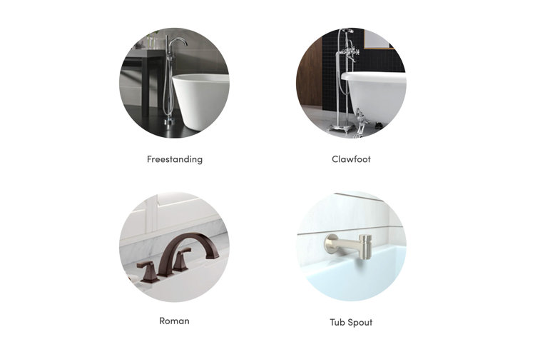 Types of Shower Faucets Bathtub Faucets The Ultimate Buying Guide Wayfair